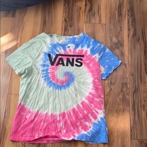 Tye-dye Vans T-shirt!